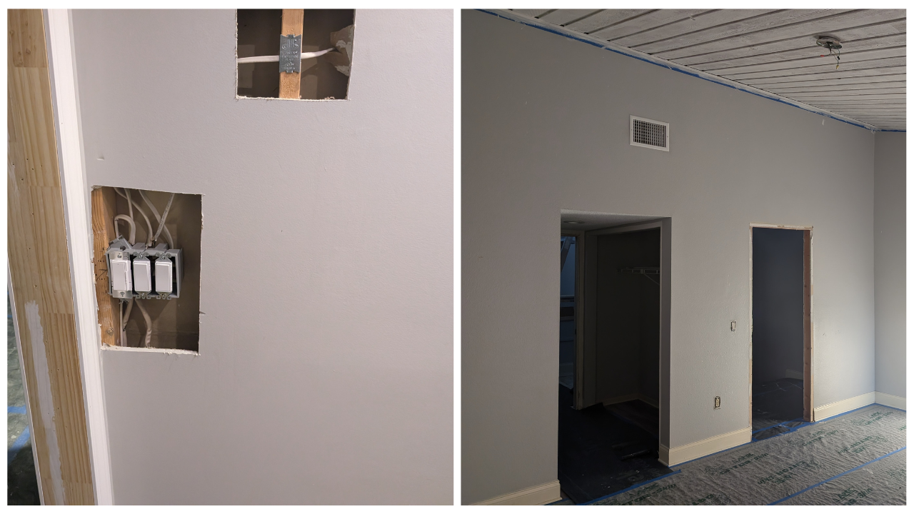Electrical and Wall Repairs