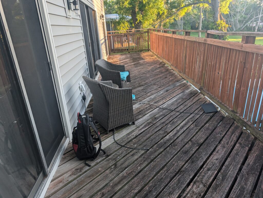 Deck rebuild.