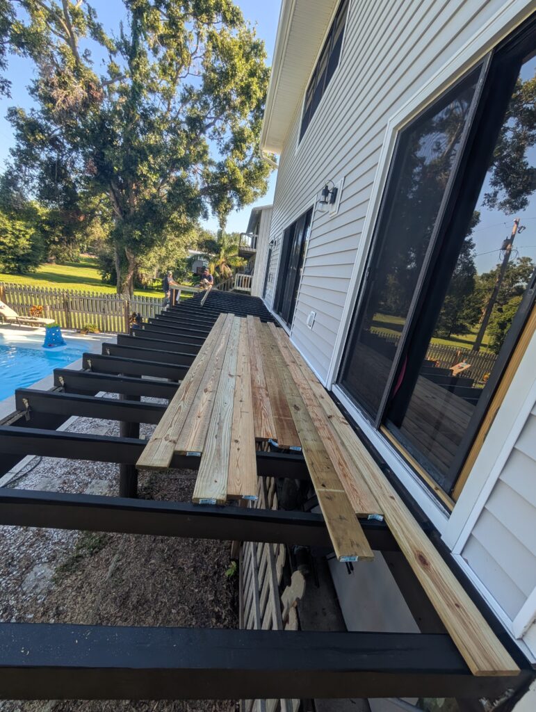 Deck rebuild.