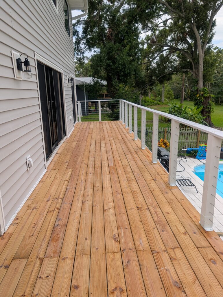 Deck rebuild.