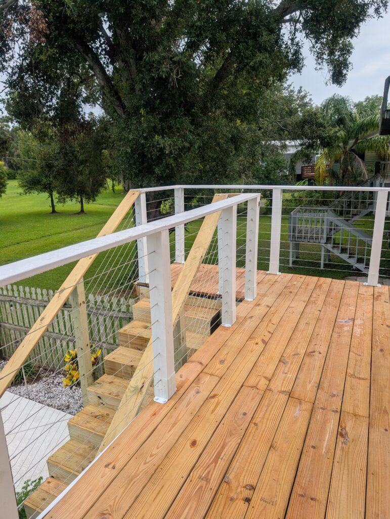 Deck rebuild.