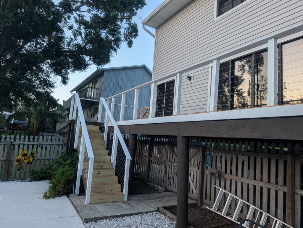 Deck rebuild.