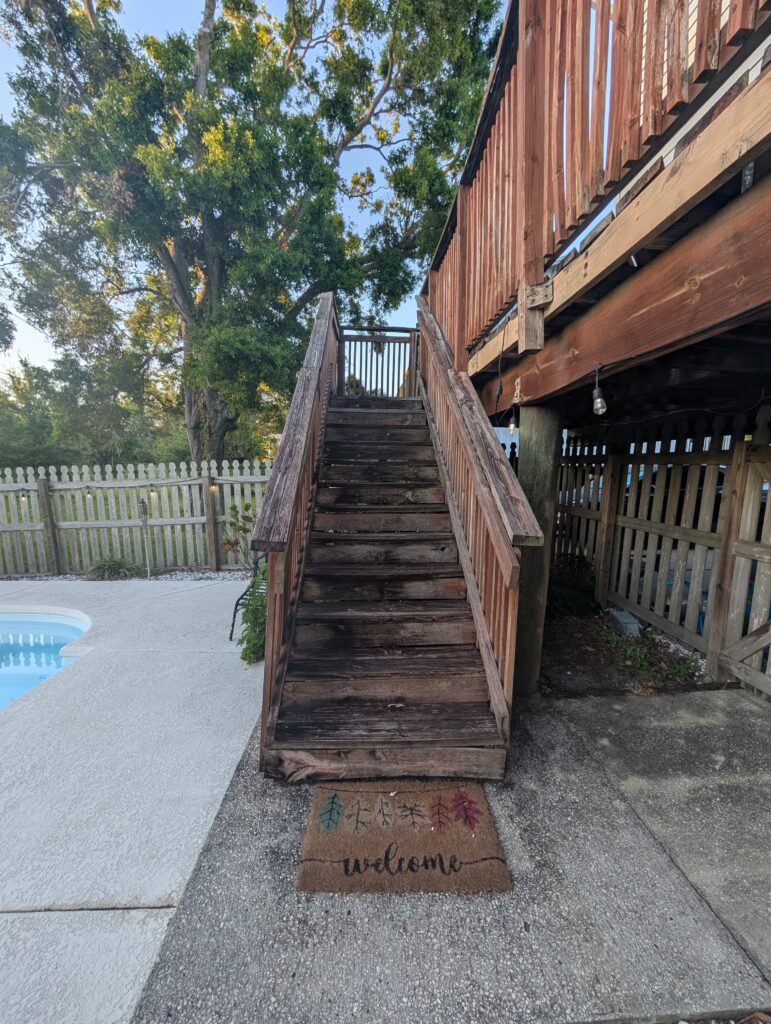 Deck rebuild.