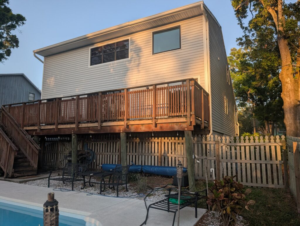 Deck rebuild.