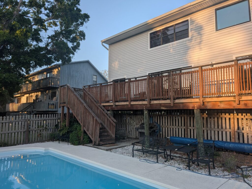 Deck rebuild.
