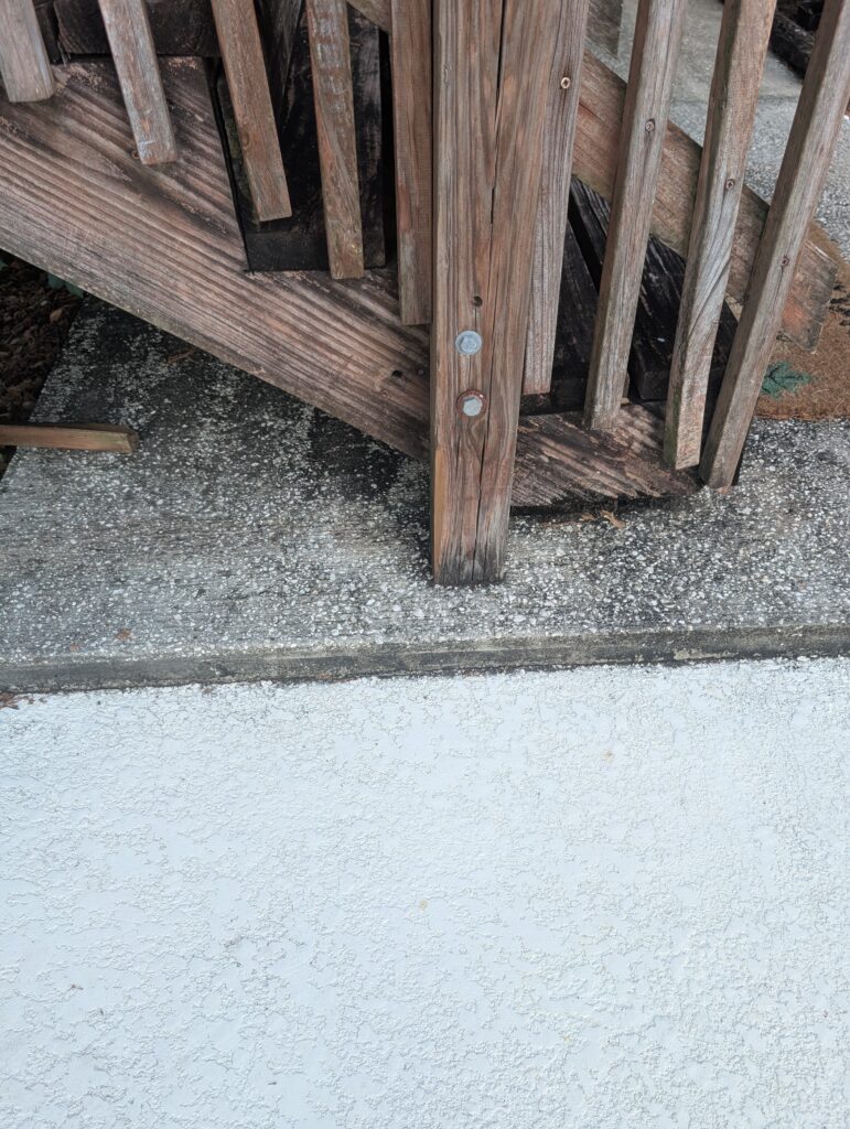 Deck rebuild.