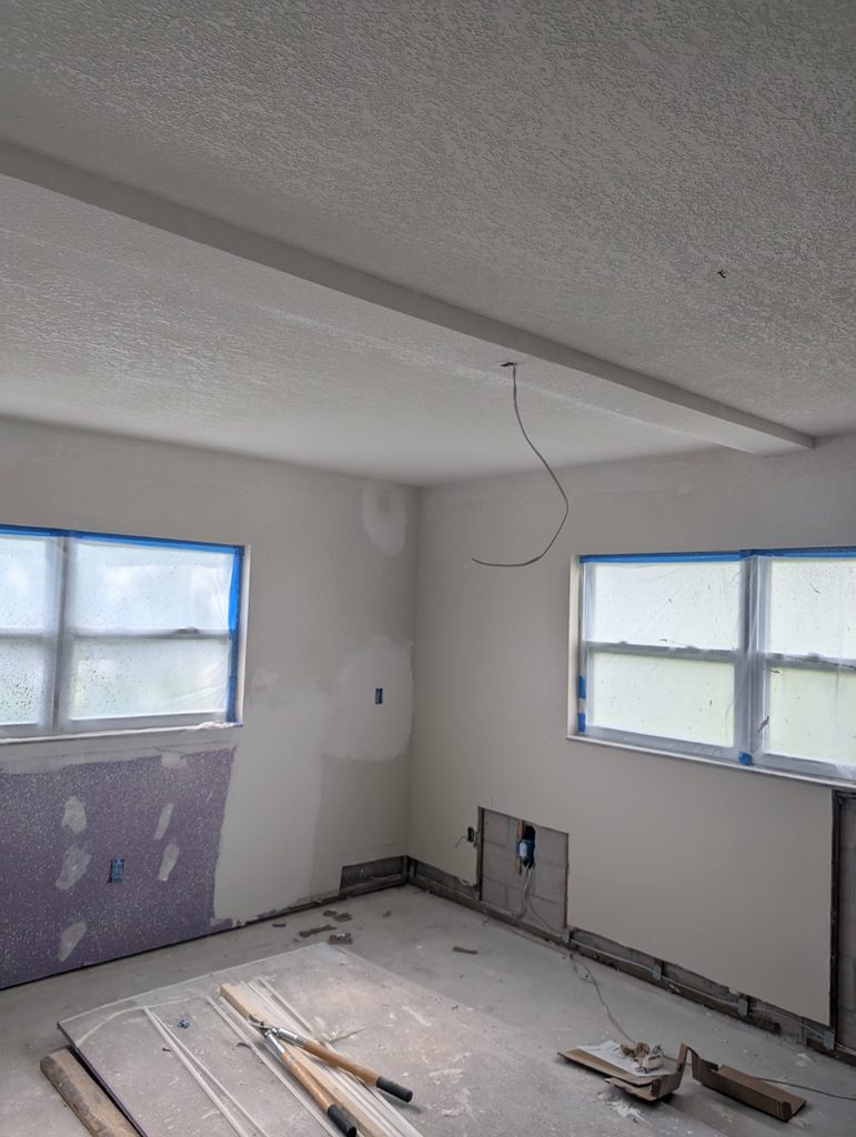 Cramped first-floor condo kitchen before demo