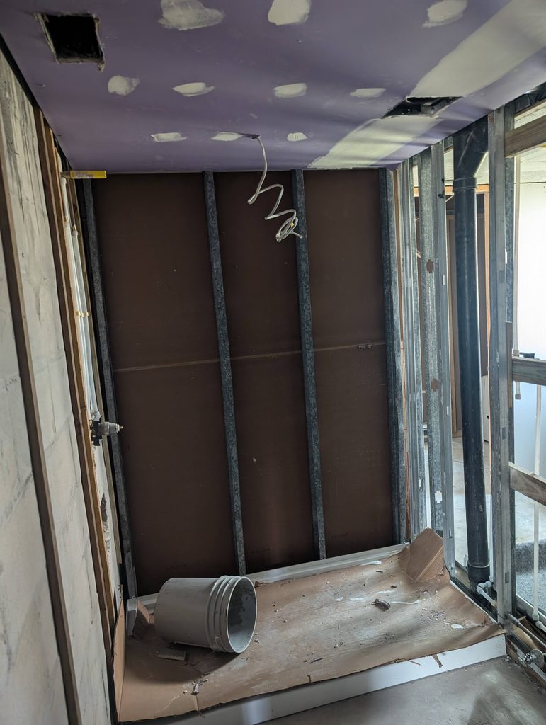 Cramped first-floor condo kitchen before demo