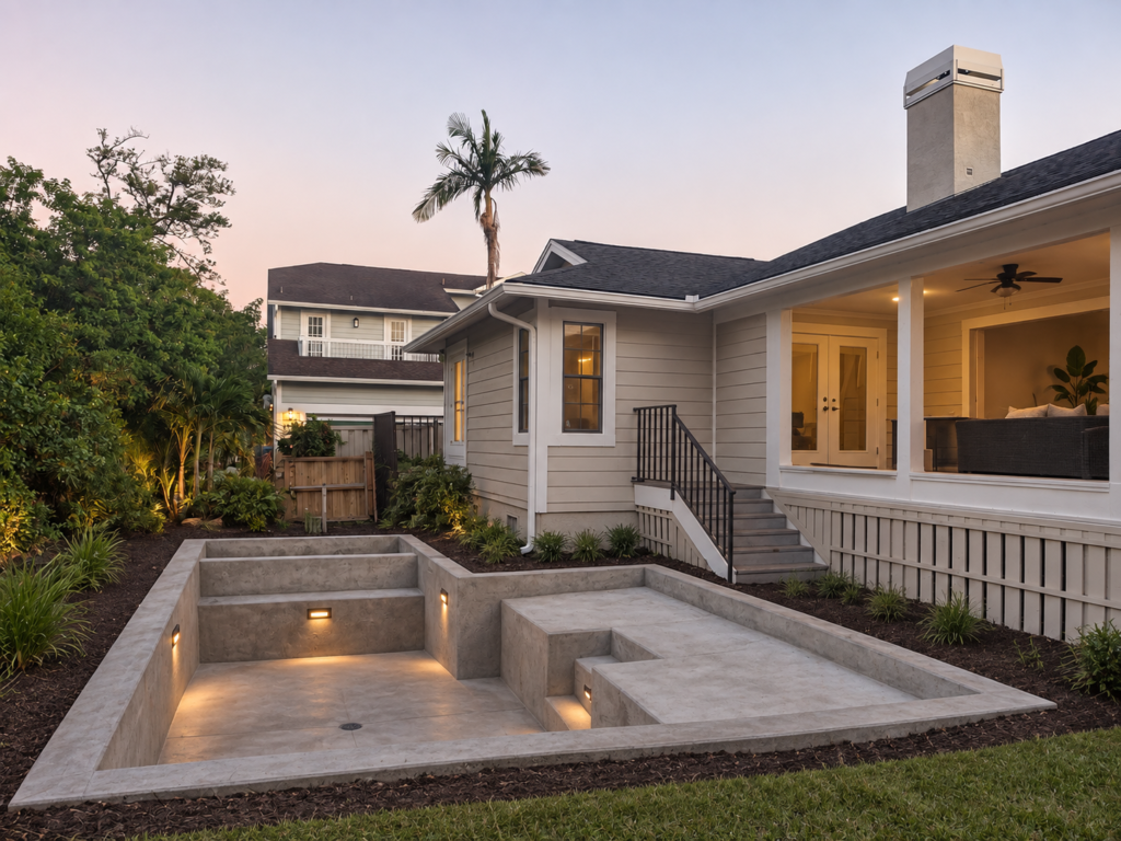 Decorative Concrete Patio Ideas St. Petersburg FL