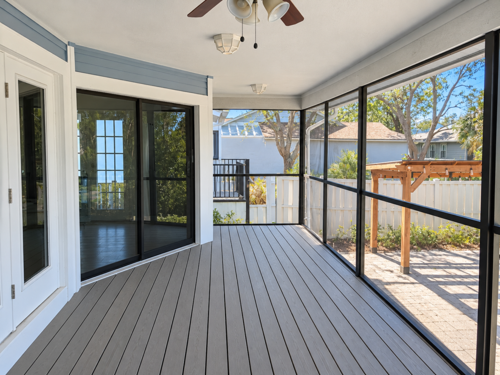 Impact Sliding Glass Doors for Clearwater Lanais